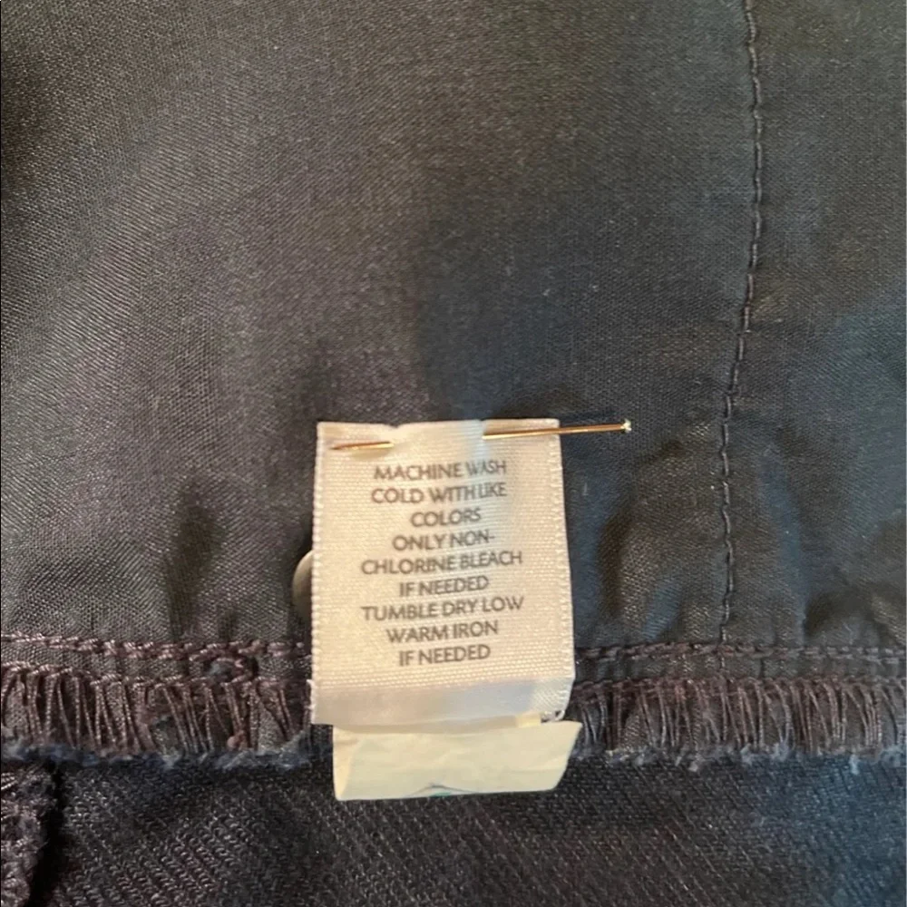 Navy linen pencil skirt - Picture 8 of 8